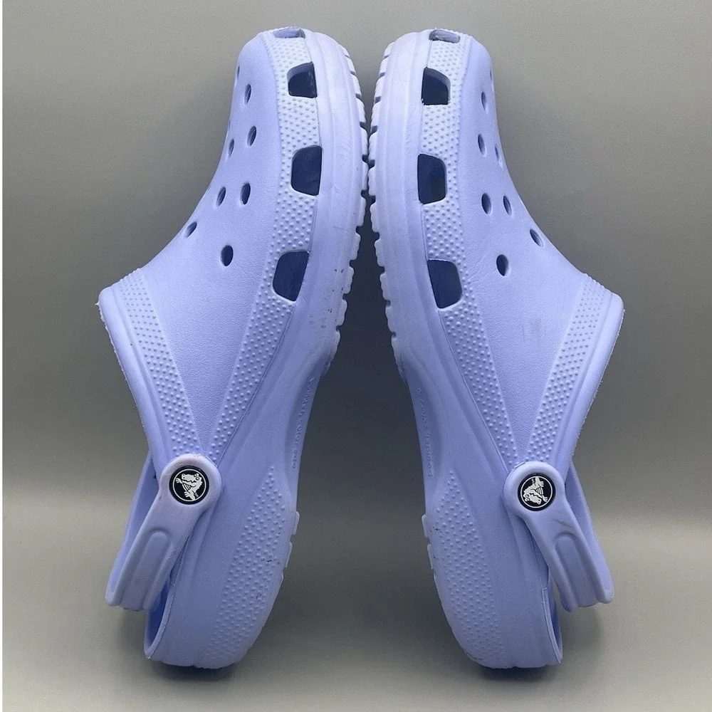 Crocs Classic Comfort Clogs Lavender Light Purple Slip Ons - Men's Size 10